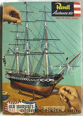 Revell 1/192 USS Constitution Old Ironsides - 'S' Issue, H319-298 plastic model kit